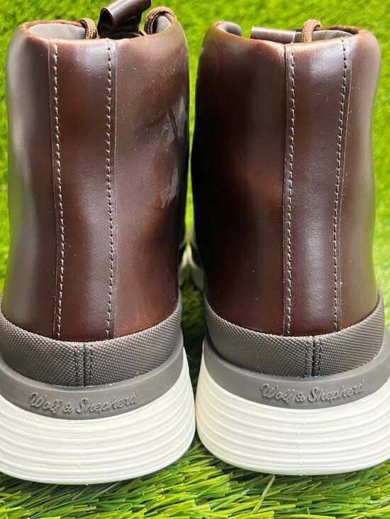 Wolf & Shepherd Crossover Hiker WTZ Mens Size 8 Dark Brown Outdoor Hiking Boots